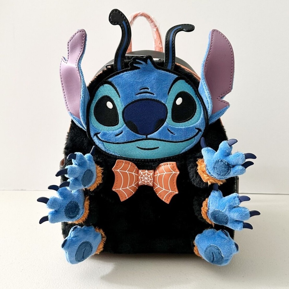 Loungefly Disney Lilo & Stitch Spider Costume Stitch Figural Mini Backpack. NWT - Picture 3 of 4